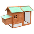 Chicken Cage Solid Pine & Fir Wood 66.9"x31.9"x43.3"