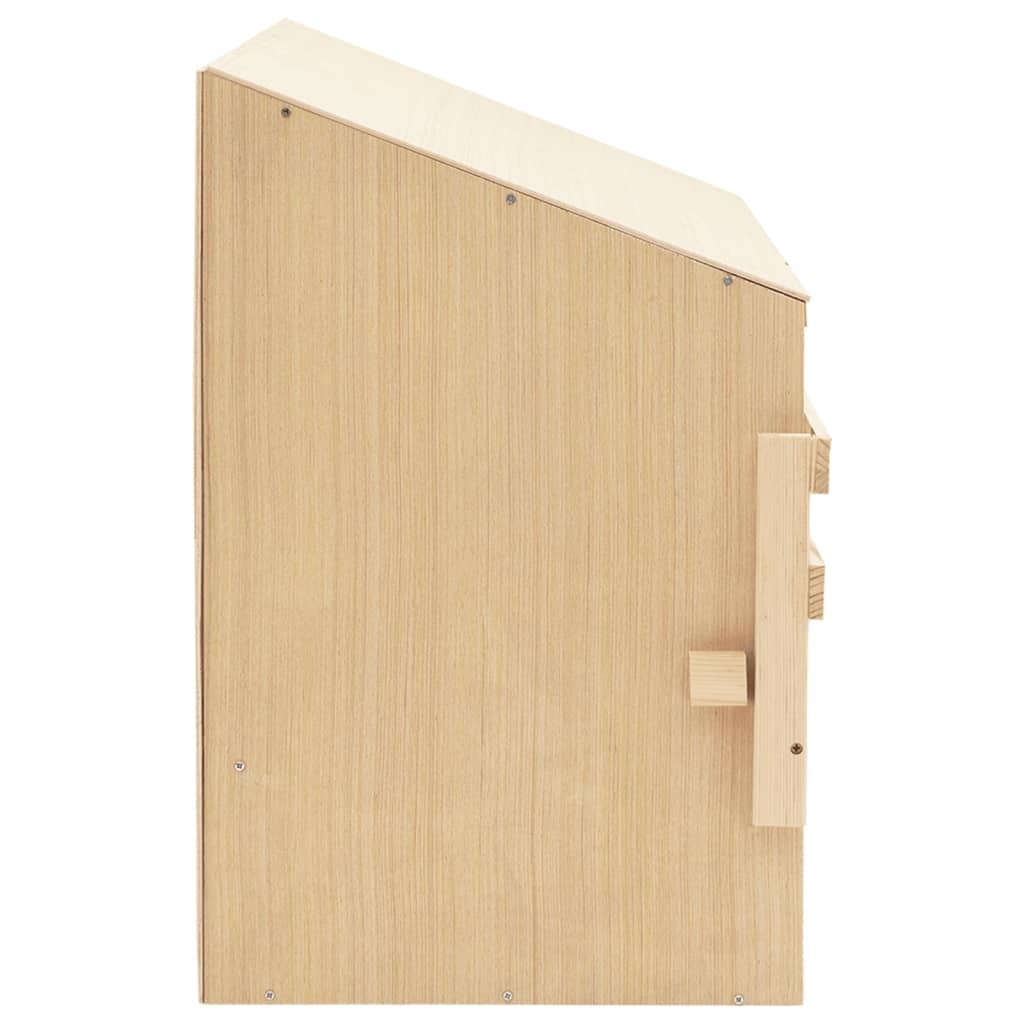 Chicken Laying Nest 4 Compartments 41.7"x15.7"x23.2" Solid Pine Wood