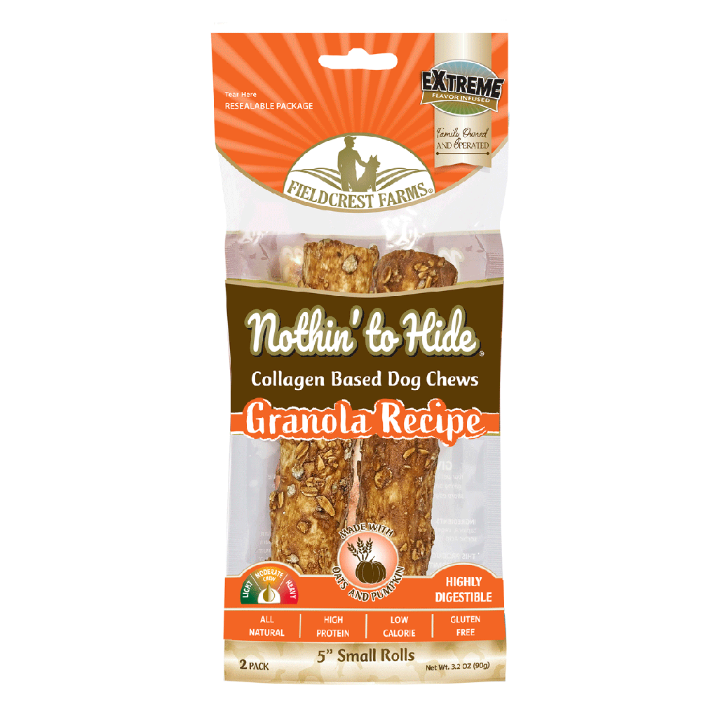 FIELDCREST FARMS Nothin' To Hide 5 inch Small Roll 2pk Granola