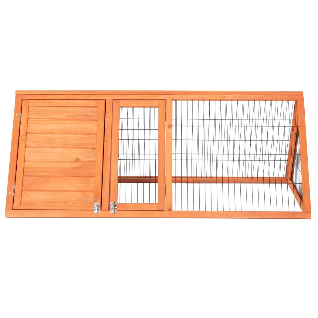 50" Wooden Rabbit Guinea Pig Hutch Wooden Rabbit Guinea Pig House Chicken Coop