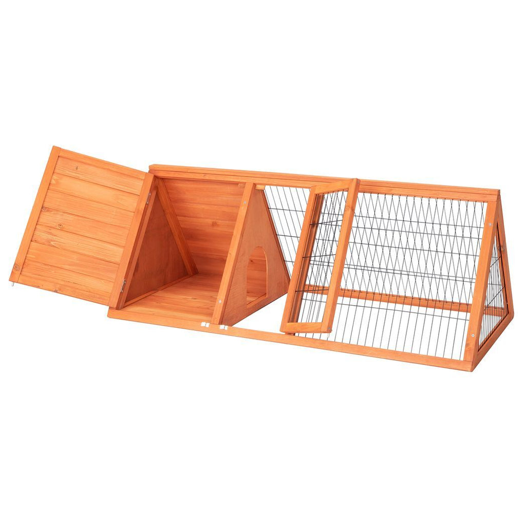 50" Wooden Rabbit Guinea Pig Hutch Wooden Rabbit Guinea Pig House Chicken Coop