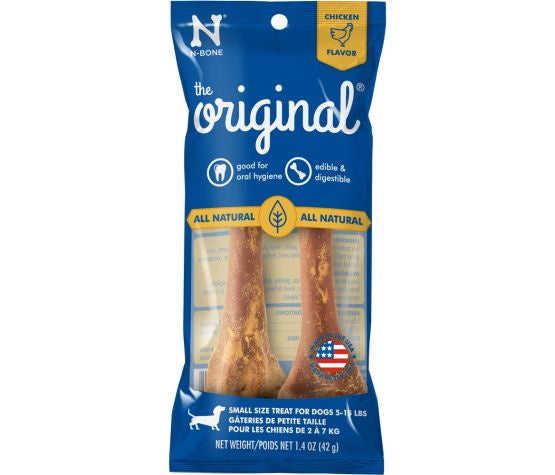 N BONE The Original Chicken Dental Chew Bone Small (pk 2) 1,4oz