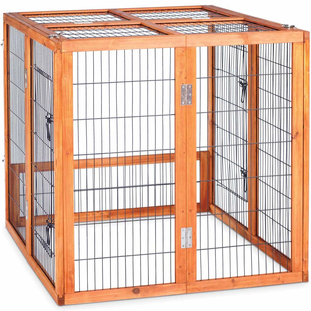 Prevue Pet Small Rabbit Playpen 460PEN Fir wood