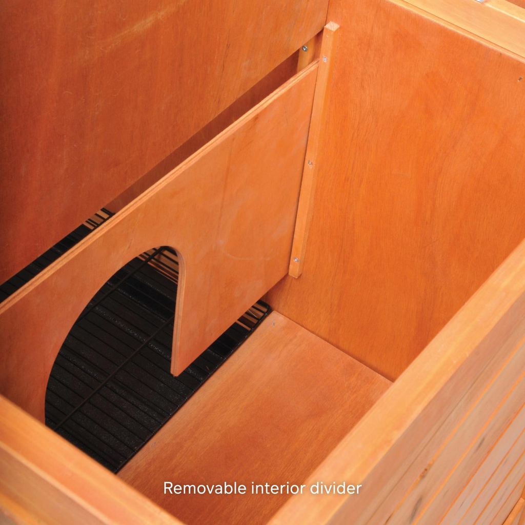Prevue Pet Large Rabbit Breeding Hutch 461 Fir wood