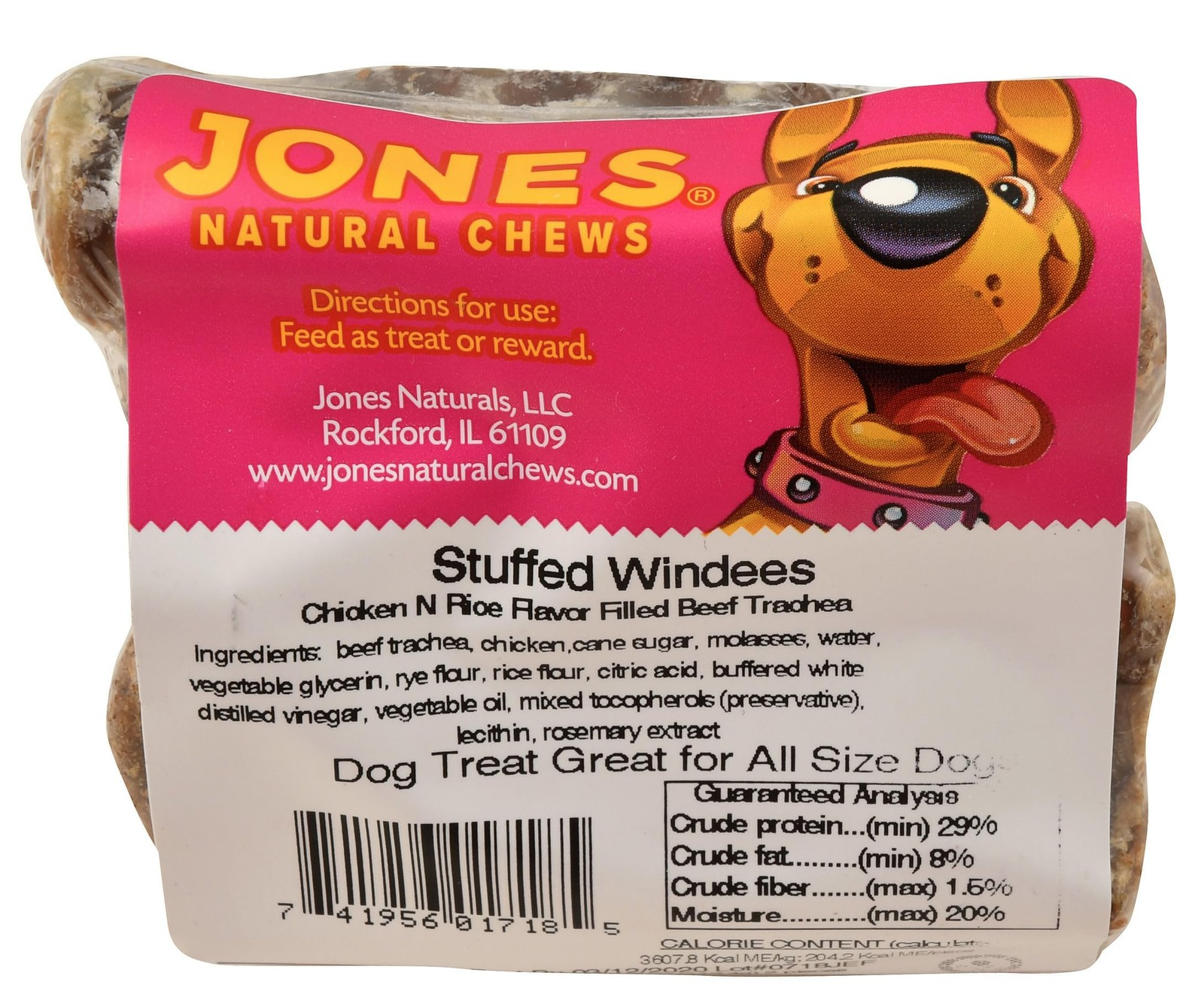 JNC01718 JONES Stuffed Windees Chicken N Rice 2pk