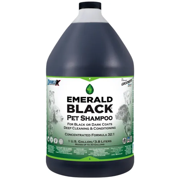 GROOMERS EDGE Emerald Black Shampoo 1 Gallon