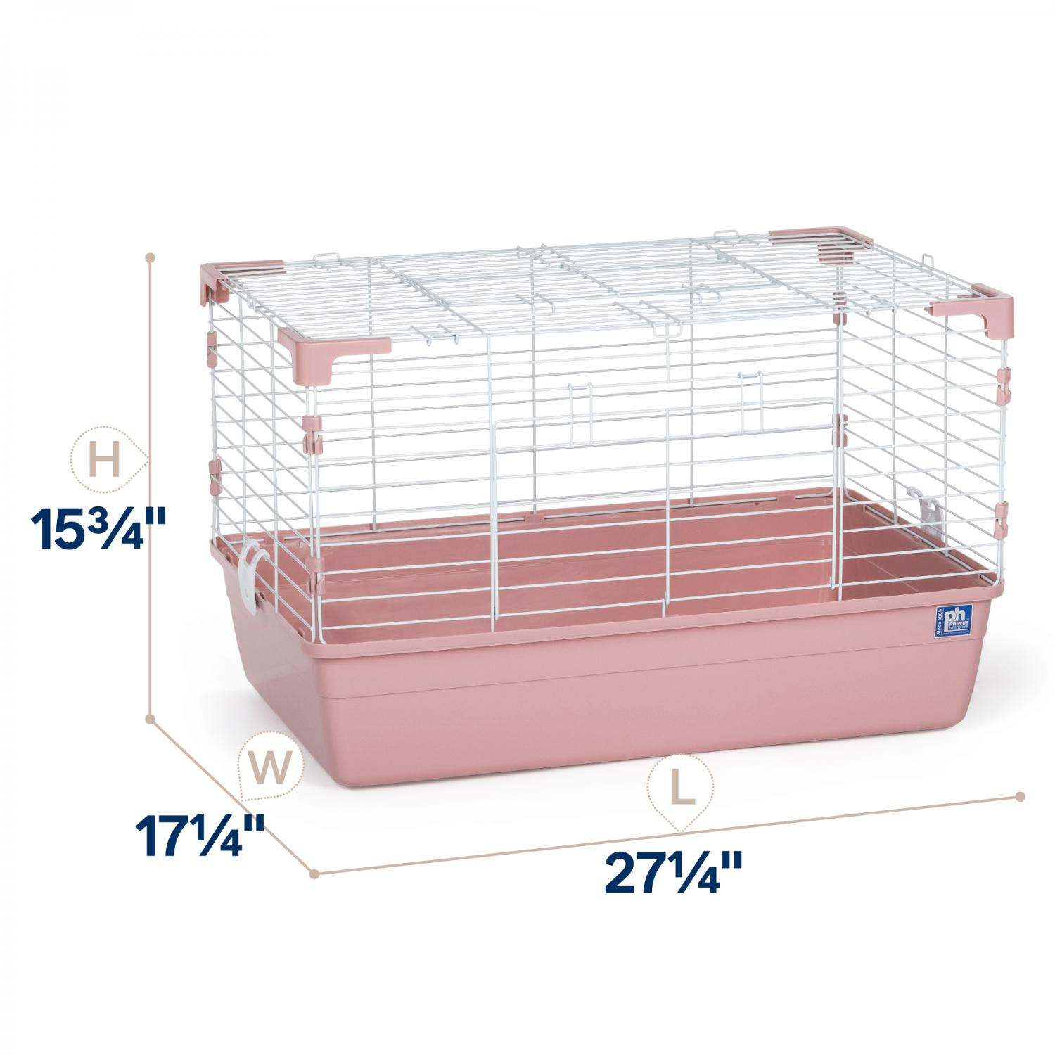 Prevue pet Small Animal cage Tubby Pink1522 for Hamster,Gerbil,Chick,Guinea Pig...