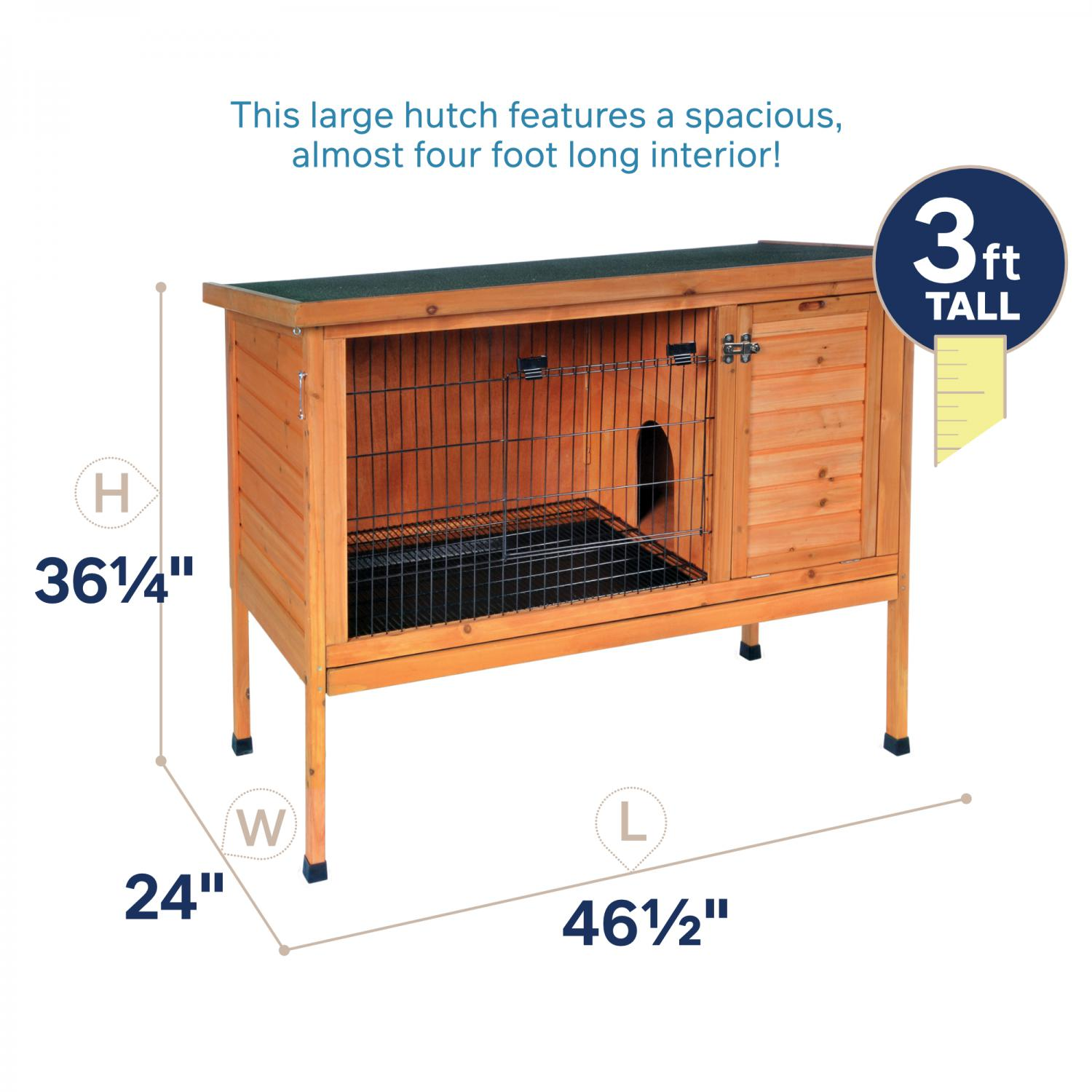 Prevue Pet Large Rabbit Breeding Hutch 461 Fir wood