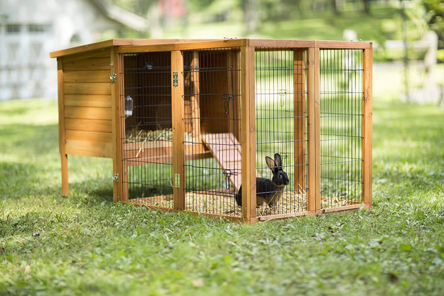 Prevue Pet Small Rabbit Playpen 460PEN Fir wood