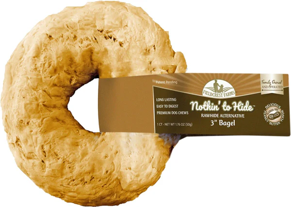 FIELDCREST FARMS Nothin To Hide Bagel 3" Peanut Butter