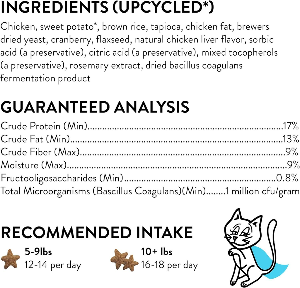 SHAMELESS PETS Crunchy Cat Treats Cran You Say Chicken 2.5oz