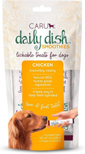 CARU Daily Dish Smoothies Lickable Treats for Dogs Chicken 2oz