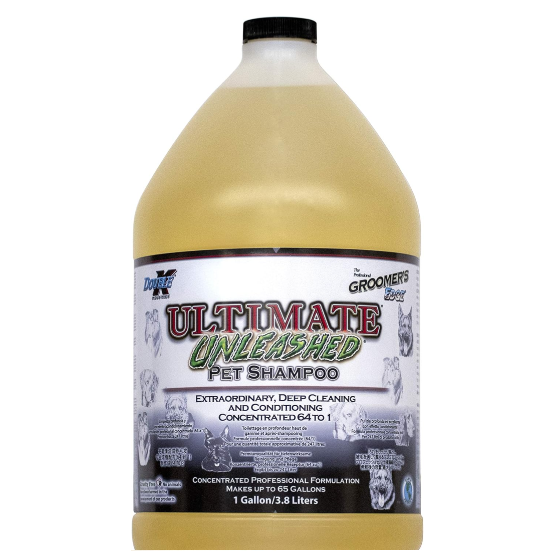 GROOMERS EDGE Unleashed Pet Shampoo 1 Gallon