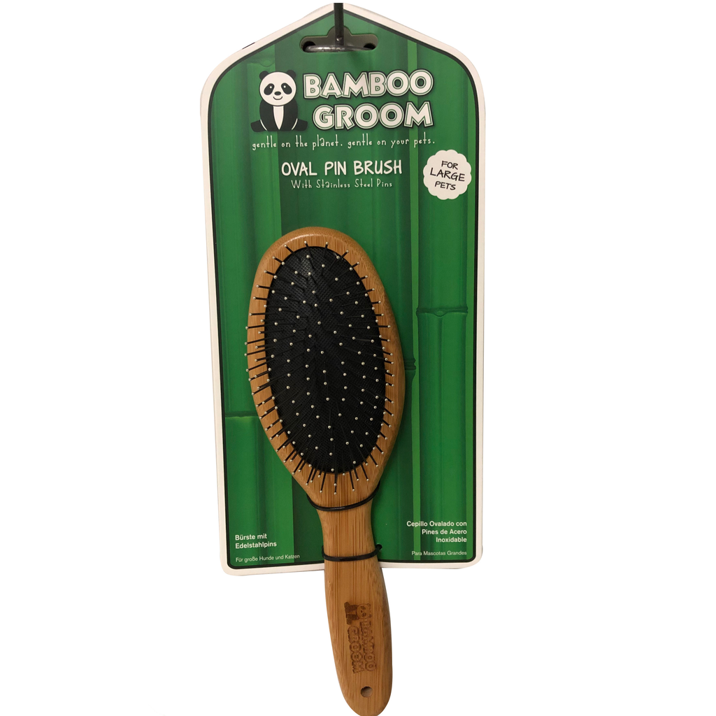 ALCOTT Bamboo Groom Pin Brush L