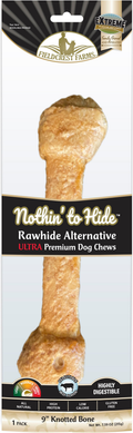 FIELDCREST FARMS Nothin To Hide Ultra Knotted Bone 9 Beef 1pk inch