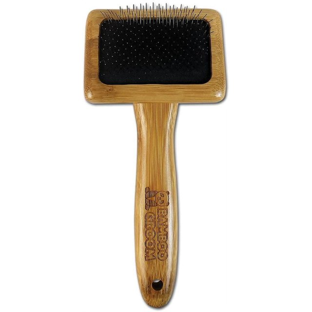 ALCOTT Bamboo Groom Soft Slicker Brush S