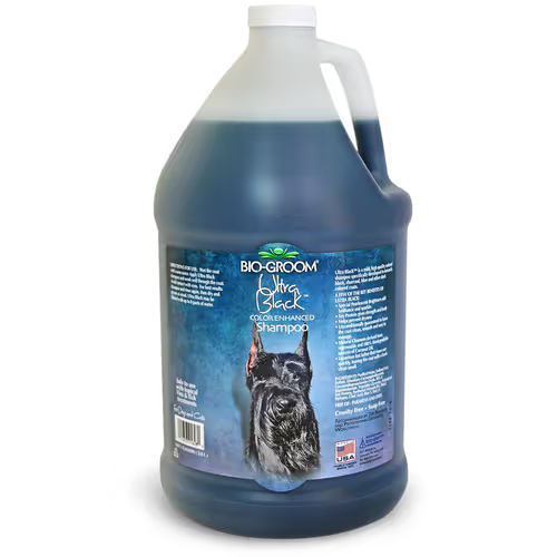 Bio Groom Ultra Black Color Enhancer Dog Grooming Shampoo Gallon